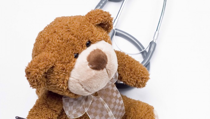Teddy bear as a doctor